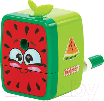 Точилка Пифагор Арбуз / 270427 (зеленый/красный)