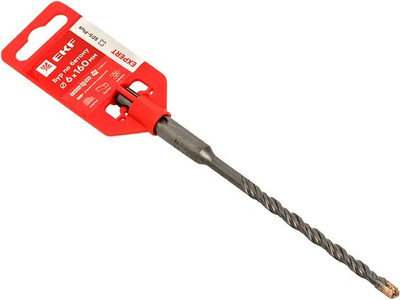 Бур EKF Expert SDS-plus бетон 6x160мм / db-6-160-4x4