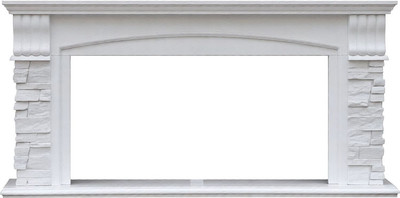 Портал для камина Смолком Alioth New V42 (бьянко белый)