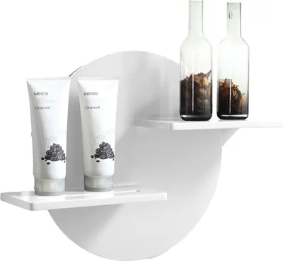 Полка для ванной Abber Stein AS1656 (белый матовый)