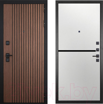 Входная дверь ГРАНИТ Шторм 73 (96x207, правая)