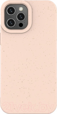 Чехол-накладка Case Recycle для iPhone 12 Pro (розовый матовый)