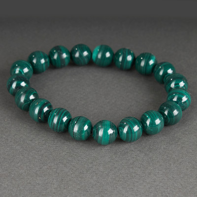 Браслет Wolves Элитный Малахит Редкий Австралийский 40652 (р.17)