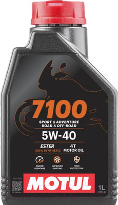Моторное масло Motul 7100 4T 5W40 / 104086 (1л)