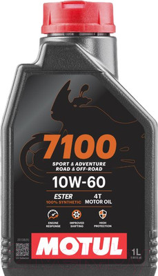 Моторное масло Motul 7100 4T 10W60 / 104100 (1л)