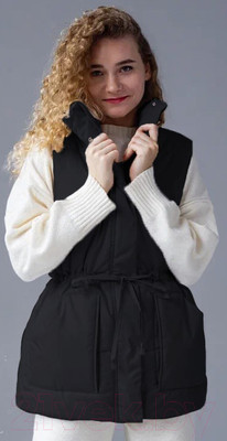 Жилет утепленный MT.Style Кулиска S-M (черный)