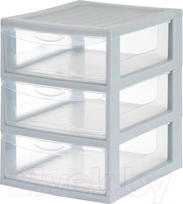 Органайзер для хранения El Casa 640510 (серый/прозрачный)