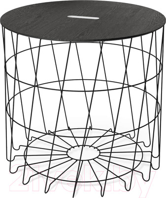 Журнальный столик Sheffilton SHT-CT41 (сонора/черный муар)