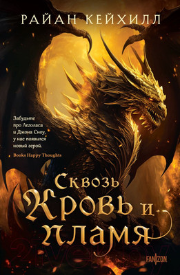 Художественная книга Fanzon Сквозь кровь и пламя / 9785041882068 (Кейхилл Р.)