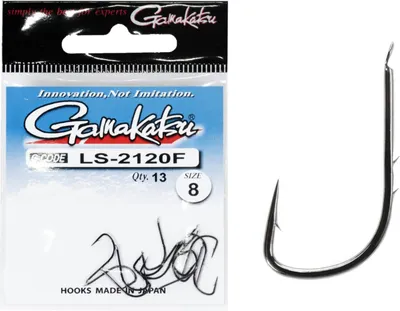 Набор крючков рыболовных Gamakatsu LS-2120F New Label Hooks Black / 147997-008 (13шт)