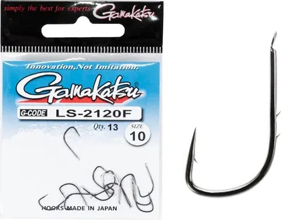 Набор крючков рыболовных Gamakatsu LS-2120F New Label Hooks Black / 147997-010 (13шт)