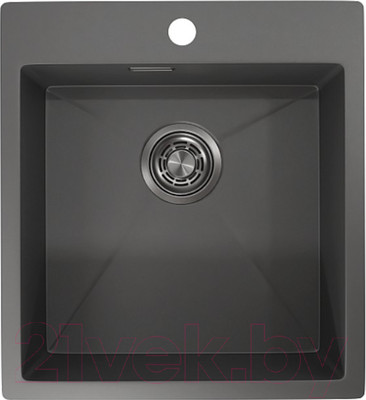 Мойка кухонная GRANULA GR-4600 (графит матовый)