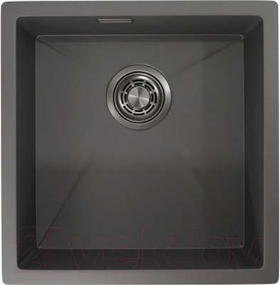 Мойка кухонная GRANULA GR-4445U (графит матовый)