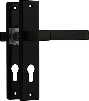 Ручка дверная Нора-М 709К-61.5мм (черный)