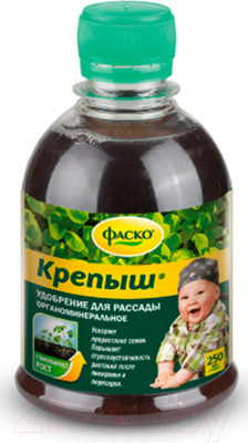 Удобрение Фаско Крепыш. Органоминеральное для рассады (250мл)