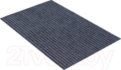 Коврик грязезащитный Shahintex icarpet Ребристый ТПР 50x80 / 821617 (графит 01)