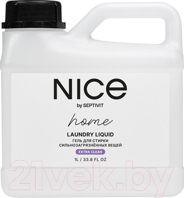 Гель для стирки NICE by Septivit Сильнозагрязненные Вещи (1л)
