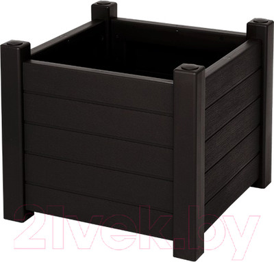 Вазон Ellastik Plast Прованс (шоколадный)