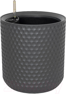 Кашпо Ellastik Plast Ola Dom Kerama (5л, серый)