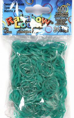 Набор для плетения Rainbow Loom Набор резинок / B0140  (мятный/леденцы)