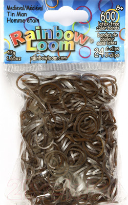 Набор для плетения Rainbow Loom Набор резинок / B0143  (железный дровосек)