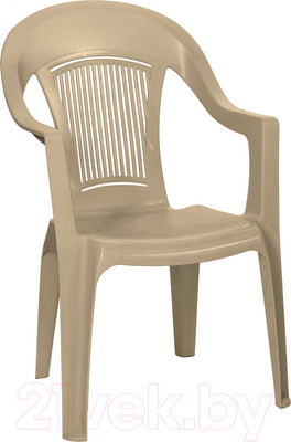 Стул пластиковый Ellastik Plast Элластик 41x55x91 (серый)