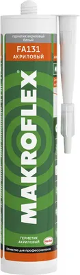 Герметик акриловый Makroflex FA131 морозостойкий (450г, белый)