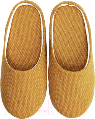 Тапочки домашние HOME Line 05Т-528 (р.37-38, однотонный, горчичный)