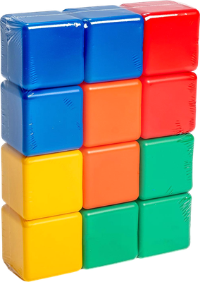 Развивающий игровой набор Соломон Набор цветных кубиков / 1180367
