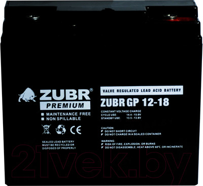 Аккумуляторная батарея Zubr GP 12V (18 А/ч)