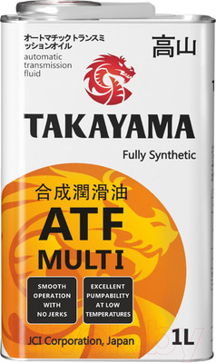 Трансмиссионное масло Takayama ATF Multi / 605144 (1л)