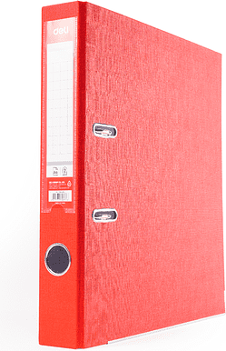 Папка-регистратор Deli Разборная / CF819-RD (красный)