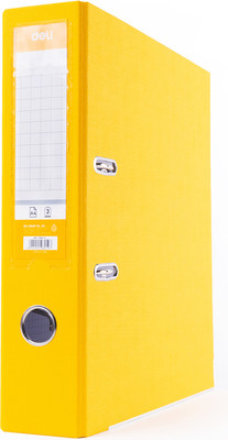 Папка-регистратор Deli F818-YL (желтый)