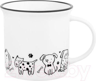 Кружка Elan Gallery Жизнь собак Праздник у щенят / 880200