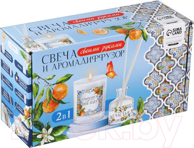 Набор для изготовления свечей Школа талантов Фруктовый аромат. С диффузором / 9951305