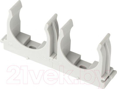 Крепеж-клипса для трубы ЭРА CLIP-32-G-MP / Б0062106 (50шт, серый)