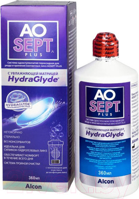 Раствор для линз Alcon Aosept Plus (360мл)