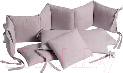 Бортик в кроватку Perina Soft Cotton / СК1/4-05.8 (мокко)