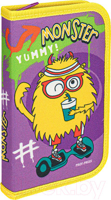 Пенал Проф-Пресс Современный монстрик / ПН-0312