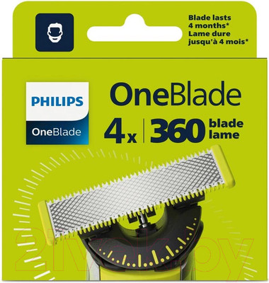 Набор лезвий для электробритвы Philips OneBlade QP440/50