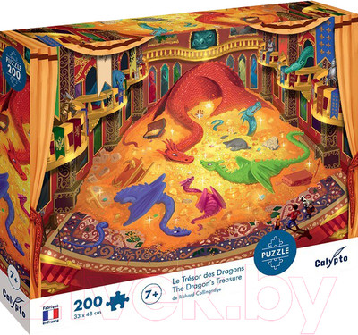 Пазл SentoSphere Сокровища драконов / 7402 (200эл)