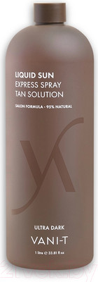 Лосьон-автозагар VANI-T LiquidSun Express Spray Tan Solution тон Ultra Dark (1л)