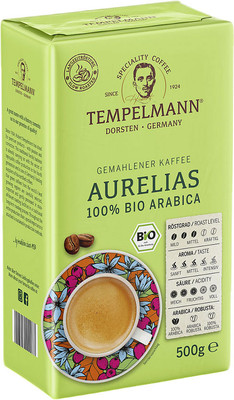 Кофе молотый Tempelmann Aurelias (500г)
