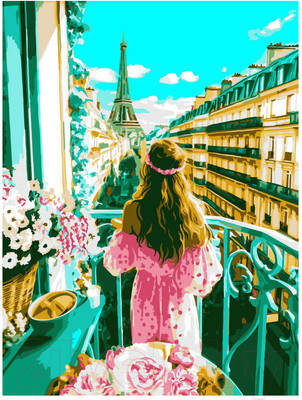 Картина по номерам Lori В городе мечты / Кпн-265