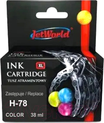 Картридж JetWorld JWI-H78CMYN
