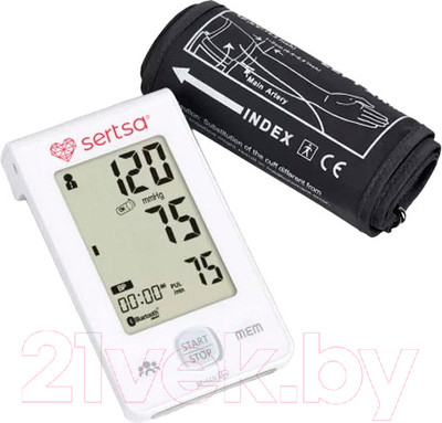 Тонометр Sertsa Смарт Моўны Яркі DBP-6177