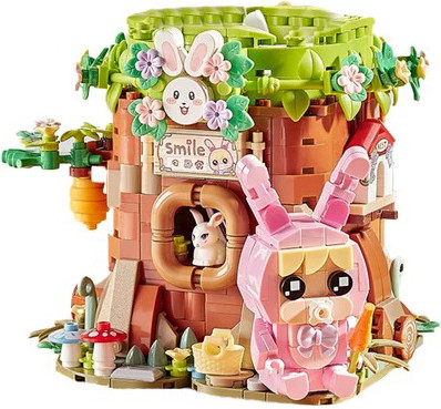 Микроконструктор LOZ Кроличья нора-подставка для карандашей / 1242_MK