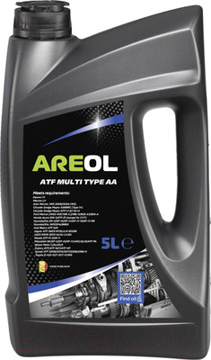Трансмиссионное масло Areol ATF Multi Type AA / AR162 (5л)