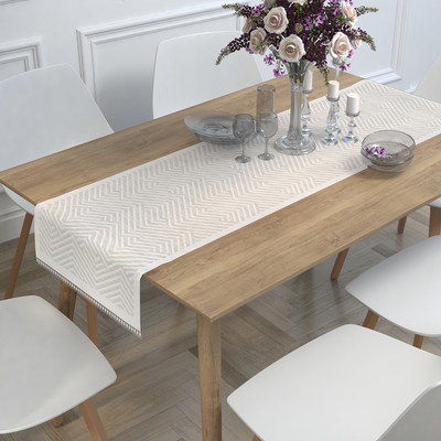 Сервировочная салфетка Лента Д184а (135x50, белый)