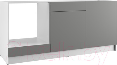 Шкаф-стол кухонный Eligard Urban ШСК 180 (дымчатый алмаз)